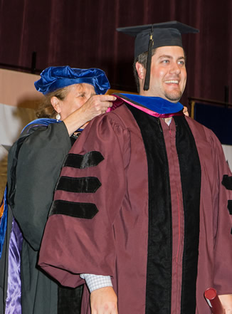 Allen and Marcetta Darensbourg at Graduation.